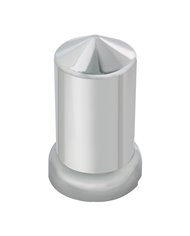 CR. PLASTIC POINTED NUT COVER W/ FLANGE 33 M/M X 3-1/8" CR. PLASTIC POINTED NUT COVER W/ FLANGE 33 M/M X 3-1/8"