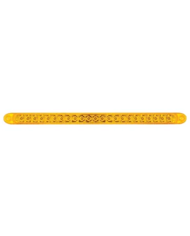 UP37089-23 SMD LED 17-1/4" Reflector Turn Signal Light Bar Only - Amber LED/Amber Lens