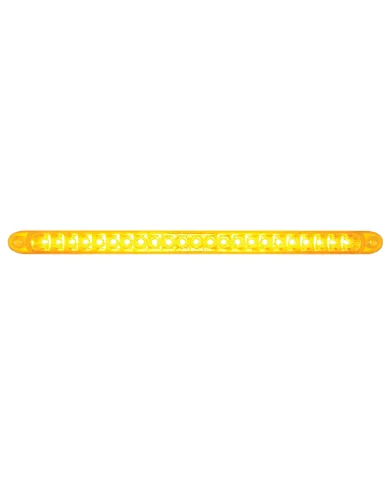 UP37089-23 SMD LED 17-1/4" Reflector Turn Signal Light Bar Only - Amber LED/Amber Lens