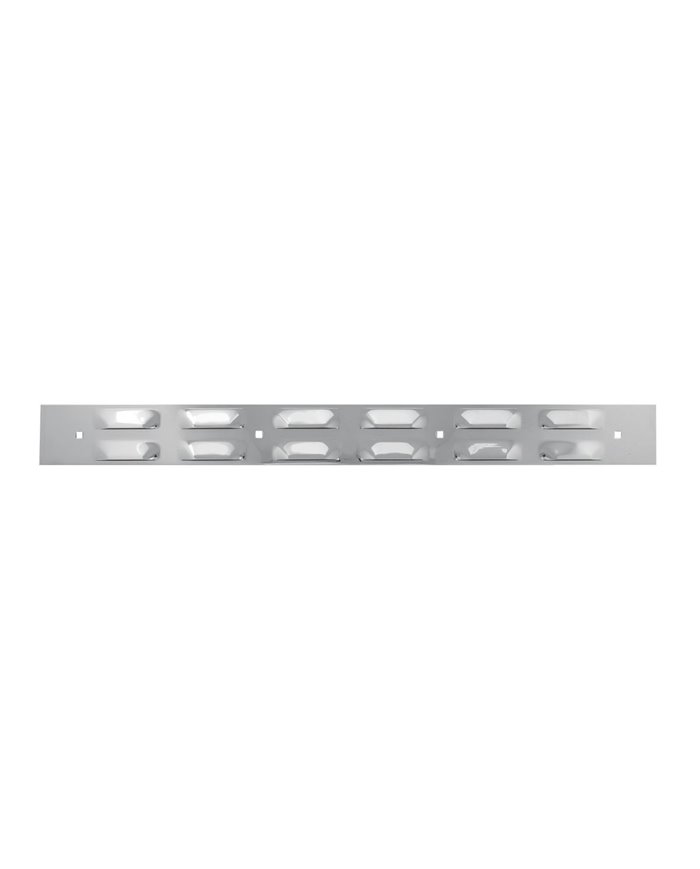 18" X 2-3/8" S.S. LOUVER TOP PLATE W/3 HOLES & HARDWARE 18" X 2-3/8" S.S. LOUVER TOP PLATE W/3 HOLES & HARDWARE