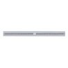 UP37106-Chrome Top Mud Flap Plate With Two 14 LED 24" Light Bars - Red LED/Clear Lens (Each)