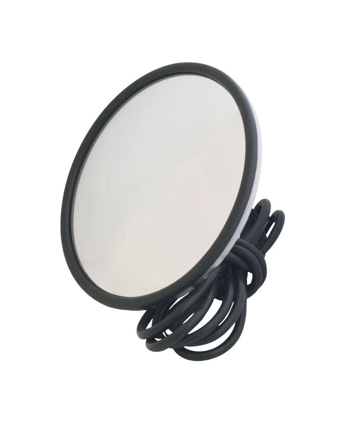 7" S.S. CONVEX HEATED MIRROR W/L BRACKET, CENTER STYLE
