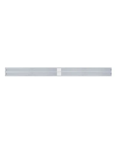 UP37112-Chrome Top Mud Flap Plate With Four 14 LED 24" Light Bars - Red LED/Chrome Lens (Each)
