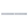 UP37112-Chrome Top Mud Flap Plate With Four 14 LED 24" Light Bars - Red LED/Chrome Lens (Each)