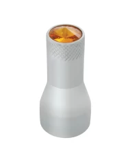 CR. ALUM. VALVE STEM COVER W/ AM CRYSTAL FOR RUBBER STEMS CR. ALUM. VALVE STEM COVER W/ AM CRYSTAL FOR RUBBER STEMS