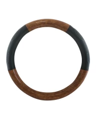 20" DELUXE STEERING WHEEL CVR BLK W/ DARK WOOD & HAND GRIPS 20" DELUXE STEERING WHEEL CVR BLK W/ DARK WOOD & HAND GRIPS