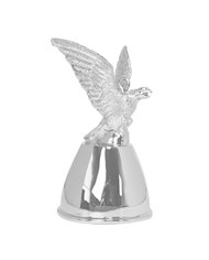 CHROME BELL WITH EAGLE 6/5-8"(H) x 4-7/8"(L) CHROME BELL WITH EAGLE 6/5-8"(H) x 4-7/8"(L)