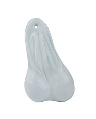 8" WHITE RUBBER BIG BALLZ