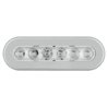 UP37131-22 LED 6" Oval GloLight (Turn Signal) - Amber LED/Clear Lens