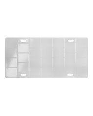 WHITE ALUM. PERMIT STICKER - 5-3/4"X11-3/4"