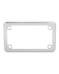 CR. MOTORCYCLE LICENSE PLATE FRAME, PLAIN, 4 HOLES