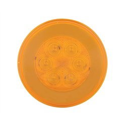 UP37133-21 LED 4" GloLight (Turn Signal) - Amber LED/Amber Lens