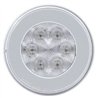 UP37135-21 LED 4" GloLight (Turn Signal) - Amber LED/Clear Lens