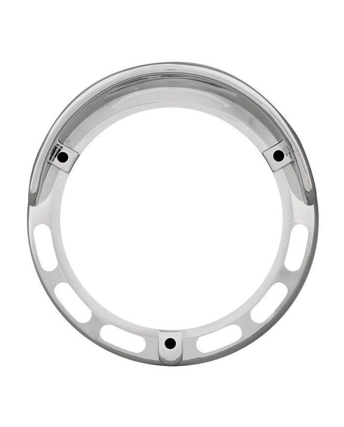 CR. PLASTIC RIM W/VISOR FOR 4" 3 SCREWS LIGHT, UP SIDE DOWN