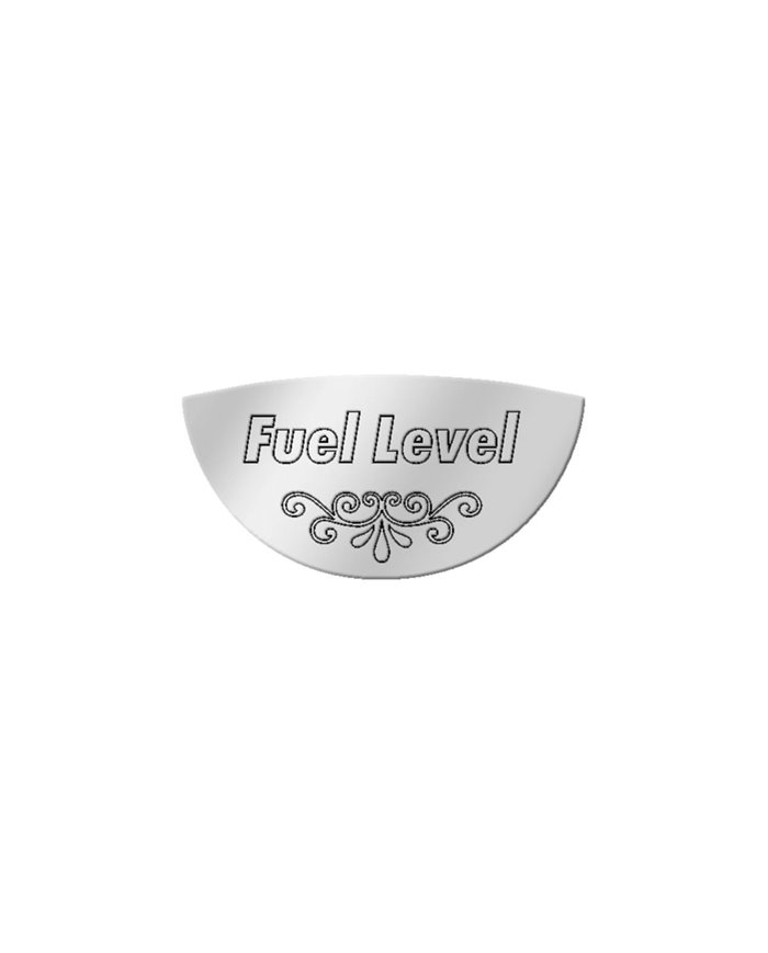SS FUEL LEVEL EMBLEM FOR PETERBILT 370's & 359