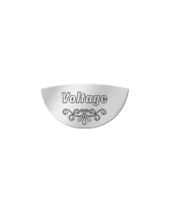 SS VOLTAGE GAUGE EMBLEM FOR PETERBILT 370's & 359 SS VOLTAGE GAUGE EMBLEM FOR PETERBILT 370's & 359