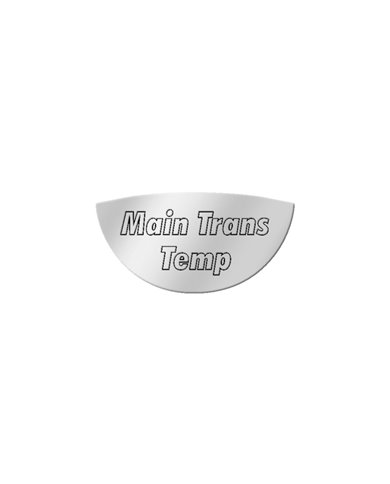 SS MAIN TRANSMISSION TEMP. EMBLEM, PETE 370'S & 359 SS MAIN TRANSMISSION TEMP. EMBLEM, PETE 370'S & 359