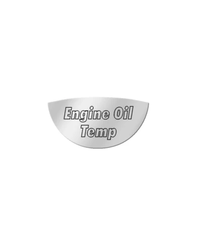 SS ENGINE OIL TEMPERATURE EMBLEM FOR PETE 370's & 359 SS ENGINE OIL TEMPERATURE EMBLEM FOR PETE 370's & 359
