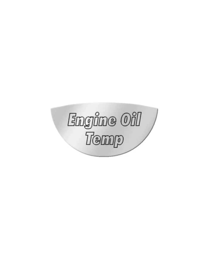 SS ENGINE OIL TEMPERATURE EMBLEM FOR PETE 370's & 359 SS ENGINE OIL TEMPERATURE EMBLEM FOR PETE 370's & 359