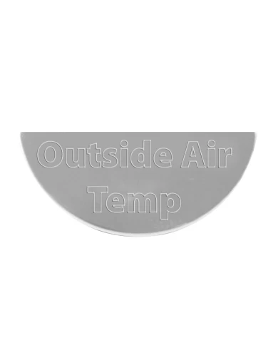 SS GAUGE EMBLEM - OUTSIDE AIR TEMPERATURE FOR KENWORTH SS GAUGE EMBLEM - OUTSIDE AIR TEMPERATURE FOR KENWORTH