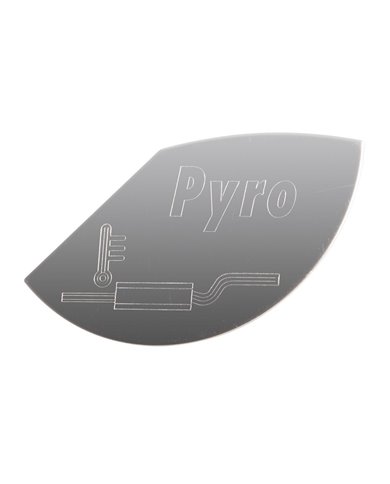 SS PYROMETER PLATE FOR KENWORTH, FITS ISSPRO SS PYROMETER PLATE FOR KENWORTH, FITS ISSPRO