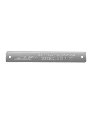 SS CAUTION CRUISE CONTROL PLATE FOR KENWORTH DASH SS CAUTION CRUISE CONTROL PLATE FOR KENWORTH DASH