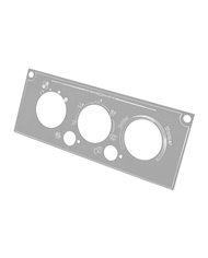 S.S. A/C & HEATER CONTROL PLATE FOR KW 2002 UP