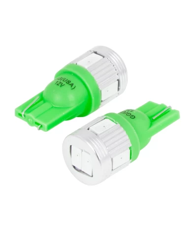 194/168 GREEN 6LED W/HEATSINK TOWER STYLE LIGHT BULBS, 12V 194/168 GREEN 6LED W/HEATSINK TOWER STYLE LIGHT BULBS, 12V