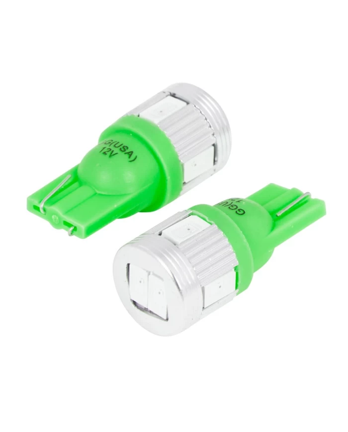 194/168 GREEN 6LED W/HEATSINK TOWER STYLE LIGHT BULBS, 12V 194/168 GREEN 6LED W/HEATSINK TOWER STYLE LIGHT BULBS, 12V