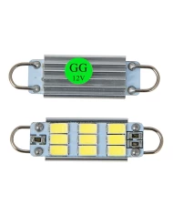 561 GREEN 9 LED INTERIOR DOME LIGHT BULBS W/ HEAT SINK, 12V 561 GREEN 9 LED INTERIOR DOME LIGHT BULBS W/ HEAT SINK, 12V