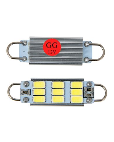 561 RED 9 LED INTERIOR DOME LIGHT BULBS W/ HEAT SINK, 12V 561 RED 9 LED INTERIOR DOME LIGHT BULBS W/ HEAT SINK, 12V