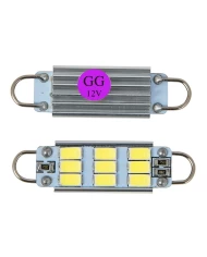 561 PURPLE 9LED INTERIOR DOME LIGHT BULBS W/ HEAT SINK, 12V 561 PURPLE 9LED INTERIOR DOME LIGHT BULBS W/ HEAT SINK, 12V