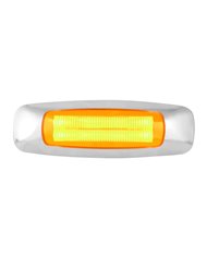 5" RECT. PRIME AMBER/AMBER 4 LED DUAL FUNCTION LIGHT