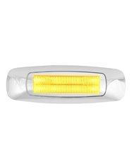 5" RECT. PRIME AMBER/CLEAR 4 LED DUAL FUNCTION LIGHT