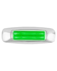5" RECT. PRIME GREEN/CLEAR 4 LED DUAL FUNCTION INT. LIGHT 5" RECT. PRIME GREEN/CLEAR 4 LED DUAL FUNCTION INT. LIGHT