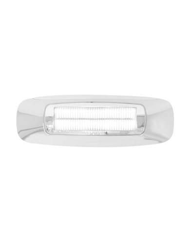 4-5/8" RECT. PRIME WHITE/CLEAR 4 LED INTERIOR SEALED LIGHT 4-5/8" RECT. PRIME WHITE/CLEAR 4 LED INTERIOR SEALED LIGHT