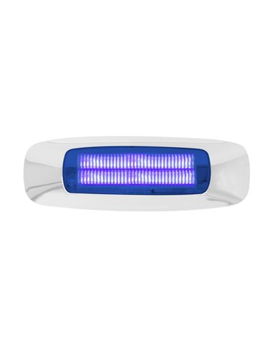 4-5/8" RECT. PRIME BLUE/BLUE 4 LED INTERIOR SEALED LIGHT 4-5/8" RECT. PRIME BLUE/BLUE 4 LED INTERIOR SEALED LIGHT