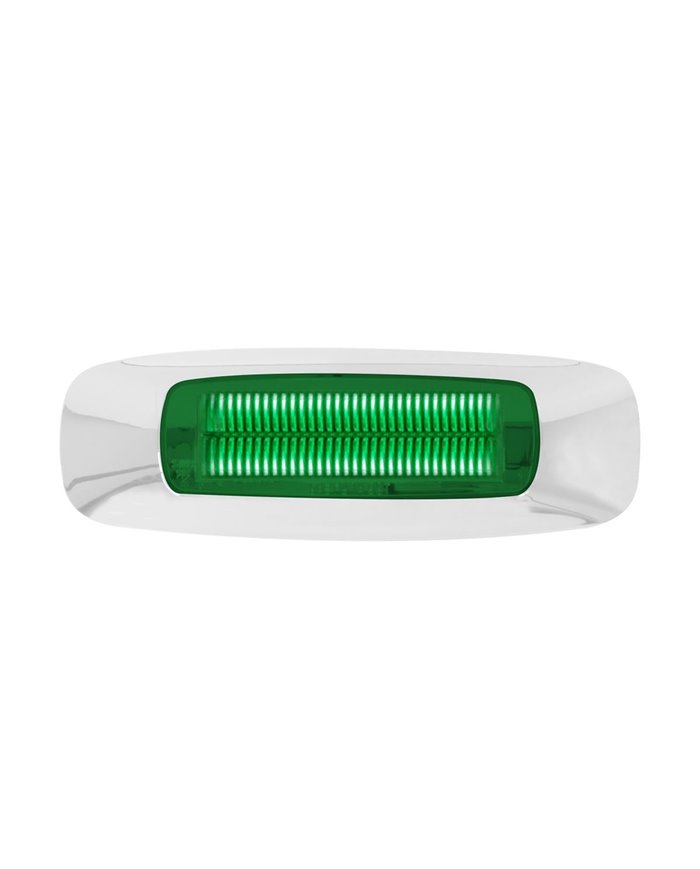 4-5/8" RECT. PRIME GREEN/GREEN 4 LED INTERIOR SEALED LIGHT 4-5/8" RECT. PRIME GREEN/GREEN 4 LED INTERIOR SEALED LIGHT