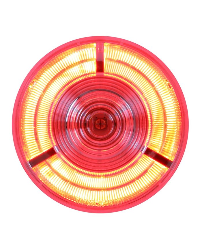 4" PRIME RED/CLEAR 7 LED SEALED LIGHT 4" PRIME RED/CLEAR 7 LED SEALED LIGHT