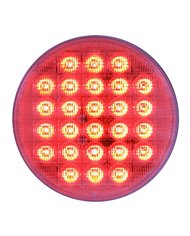 4" SMART DYNAMIC RED/CLEAR 26 LED SEQUENTIAL SEALED LIGHT 4" SMART DYNAMIC RED/CLEAR 26 LED SEQUENTIAL SEALED LIGHT