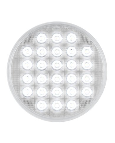 4" SMART DYNAMIC WHITE/CLEAR 26 LED SEQUENTIAL SEALED LIGHT 4" SMART DYNAMIC WHITE/CLEAR 26 LED SEQUENTIAL SEALED LIGHT