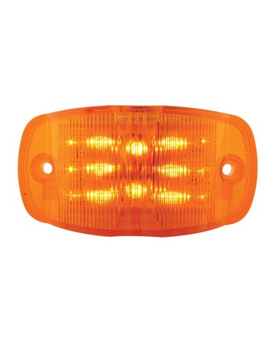RECT. AMBER/AMBER WIDE ANGLE 14 LED LIGHT, HIGH/LOW 3 WIRES RECT. AMBER/AMBER WIDE ANGLE 14 LED LIGHT, HIGH/LOW 3 WIRES