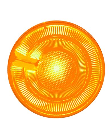 GG75940 - 2-1/2" PRIME AMBER/AMBER 5 LED SEALED LIGHT, HIGH/LOW 3 WIRES