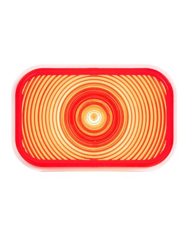 GG75951 - RECT. RED/RED 1 LED S/T/T SEALED LIGHT