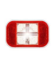 GG75952 - RECT. WHITE/CLEAR 1 LED BACKUP SEALED LIGHT