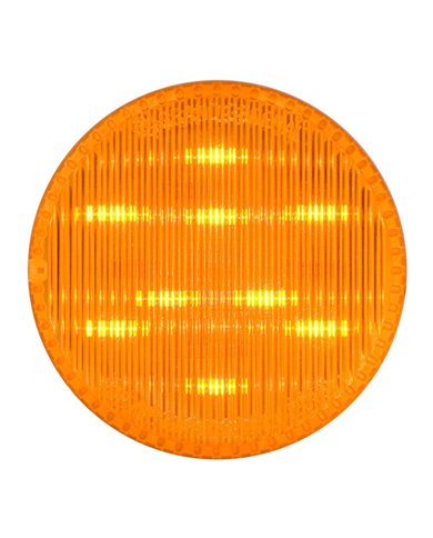 GG75990 - 2-1/2" AMBER/AMBER 9 LED SEALED LIGHT, HIGH/LOW 3 WIRES