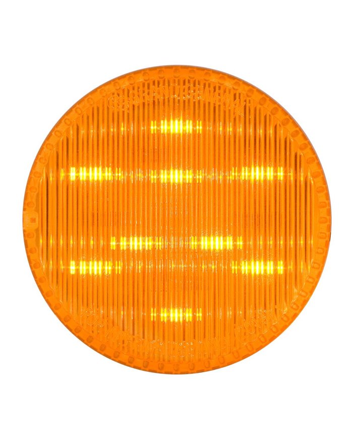 GG75990 - 2-1/2" AMBER/AMBER 9 LED SEALED LIGHT, HIGH/LOW 3 WIRES