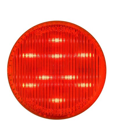 GG75992 - 2-1/2" RED/RED 9 LED SEALED LIGHT, HIGH/LOW, 3 WIRES