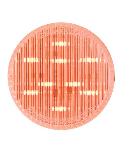 GG75993 - 2-1/2" RED/CLEAR 9 LED SEALED LIGHT, HIGH/LOW, 3 WIRES