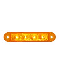 GG76070 - 3-1/2" FLUSH MOUNT AMBER/AMBER 4 LED LIGHT BAR, 3 WIRES GG76070 - 3-1/2" FLUSH MOUNT AMBER/AMBER 4 LED LIGHT BAR, 3 WIRES